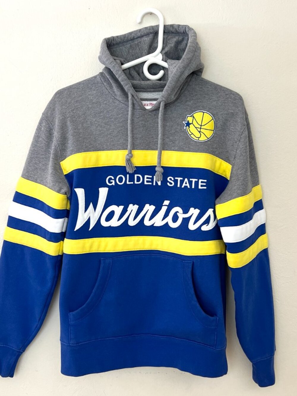 Mitchell & Ness Golden State Warriors Head Coach Retro Hoodie Men’s M